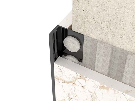 Parlak Metal Renkli Paslanmaz Çelik Karo Döşeme 8mm Kare Şekli
