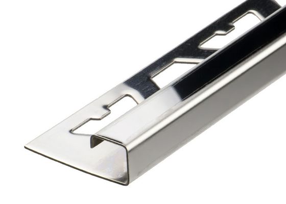 TÜV 10mm Fırçalı Paslanmaz Çelik Köşe Trim Paslanmaz Çelik Etek Panosu Hattı