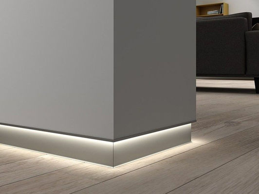 Difüzör Işık Süpürgelik ile 0.8mm Led Şerit Kanal