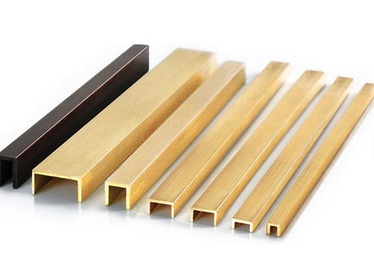 2.7m Pirinç Karo Kenar Trim Karo Dekorasyon Concor Bitirme Şeritleri Bronz Retro