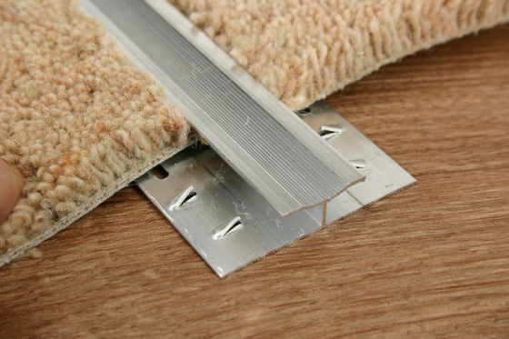 Üst Süpürgelik Cilalı Alüminyum Halı Döşeme 25mm