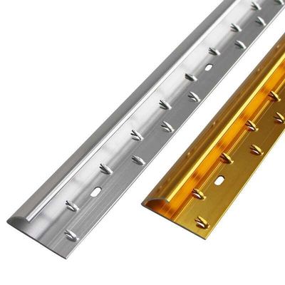 Alüminyum Metal Halı Kenar Döşeme 10mm Geçiş Şeridi Kapı Eşiği