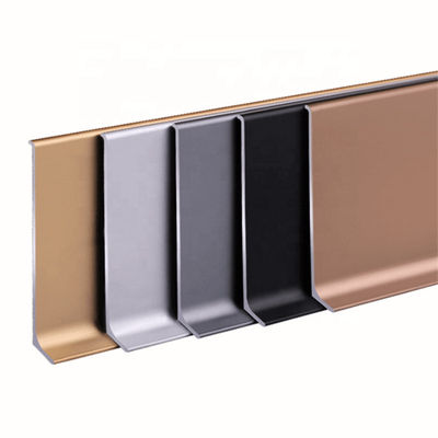 Duvar Alüminyum Süpürgelik Profili 2mm Metal Süpürgelik