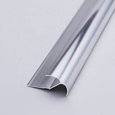 6mm Alüminyum Fırçalı Krom Kiremit Trim Elektroforez
