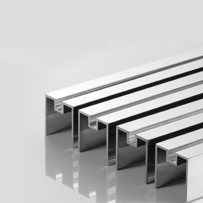 Banyo İçin Parlatma 10mm Yükseklik Alüminyum Fayans Döşeme