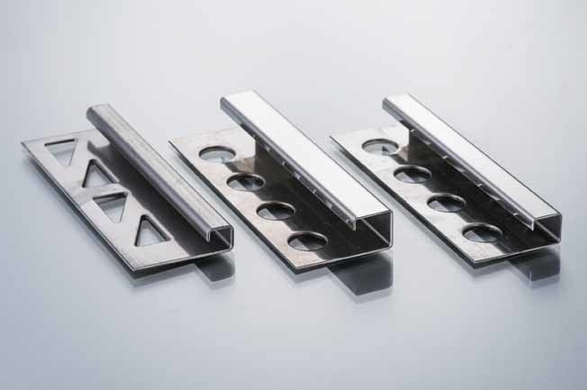 İç Köşe Paslanmaz Çelik Metal Bullnose Bordür Kenar Trimi 2.5m