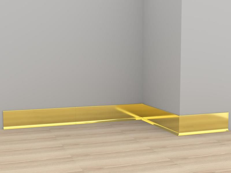 0.8mm Alüminyum Süpürgelik Tahtası Fırçalanmış Mutfak Dolabı Düz ​​Süpürgelik Tahtası