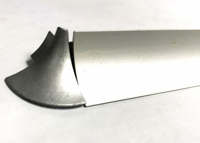 Alüminyum Metal Kare Kenar Fayans Döşeme Eloksallı Banyo Fayans Kenar Döşeme