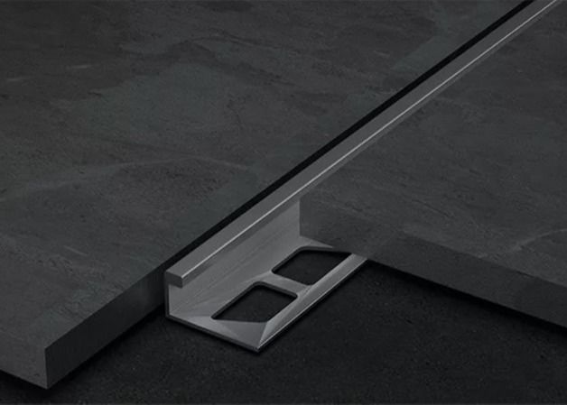 Alüminyum-Magnezyum Alaşımlı Profil Dik Açılı Kapama Şeritleri Karo Kenar Çıtası