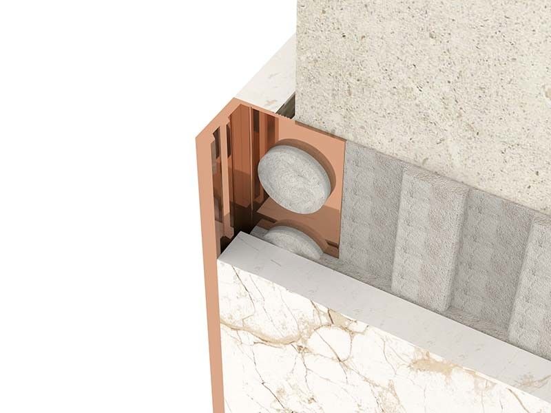 Parlak Metal Renkli Paslanmaz Çelik Karo Döşeme 8mm Kare Şekli
