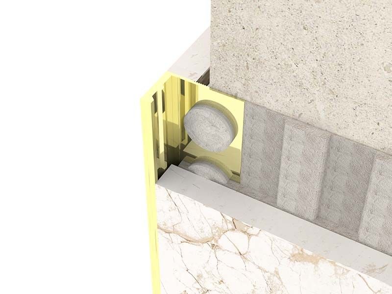 Fırçalanmış Metal Paslanmaz Çelik Fayans Döşeme SS304 Kare Kapanış Şeridi Fayans Kenar Döşeme