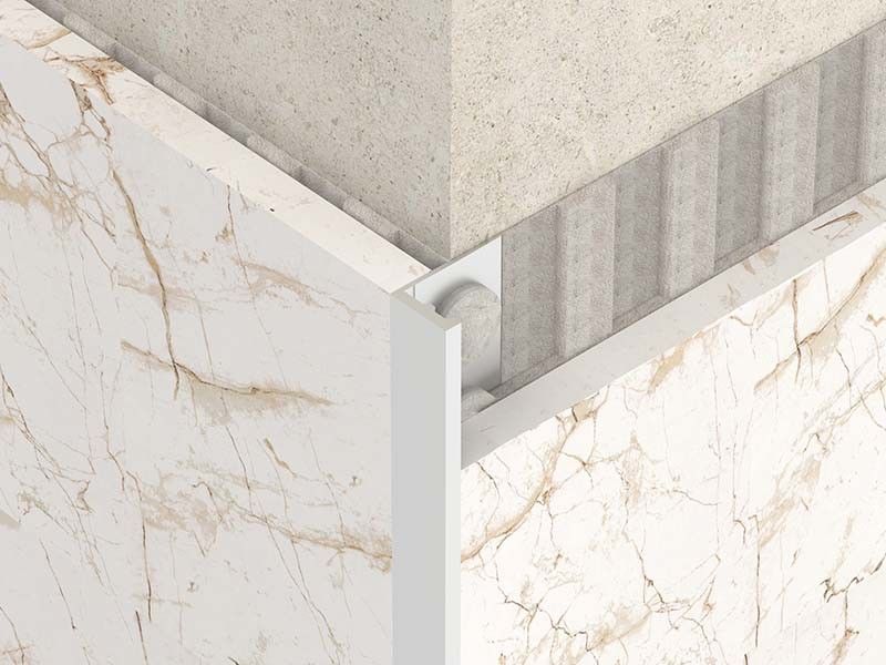 1.8m Fırçalanmış Paslanmaz Çelik Açılı Trim Metal Bullnose Bordür Kenar Trimi