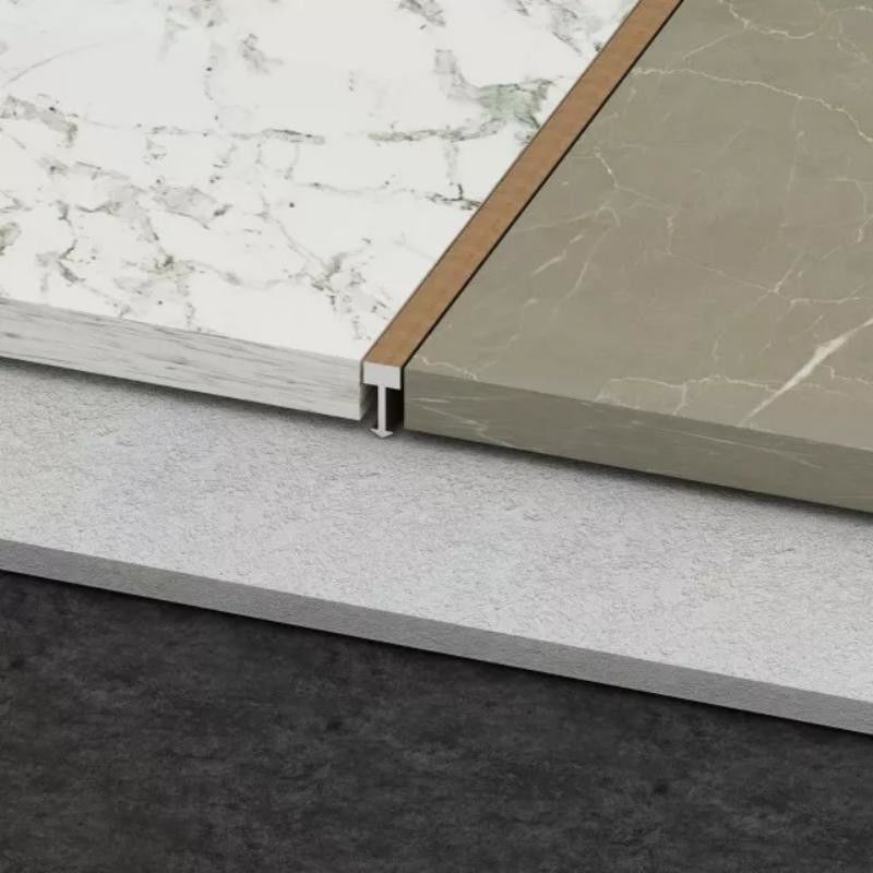 Alüminyum Alaşımlı Ekstrüzyon Profili Karo Köşe Kenar Trim Şeritleri