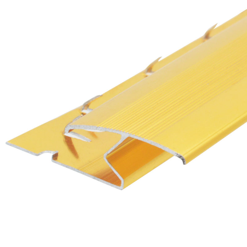Alüminyum Metal Seramik Kenar Döşeme Karosu Halı Geçiş Şeritlerine 20mm