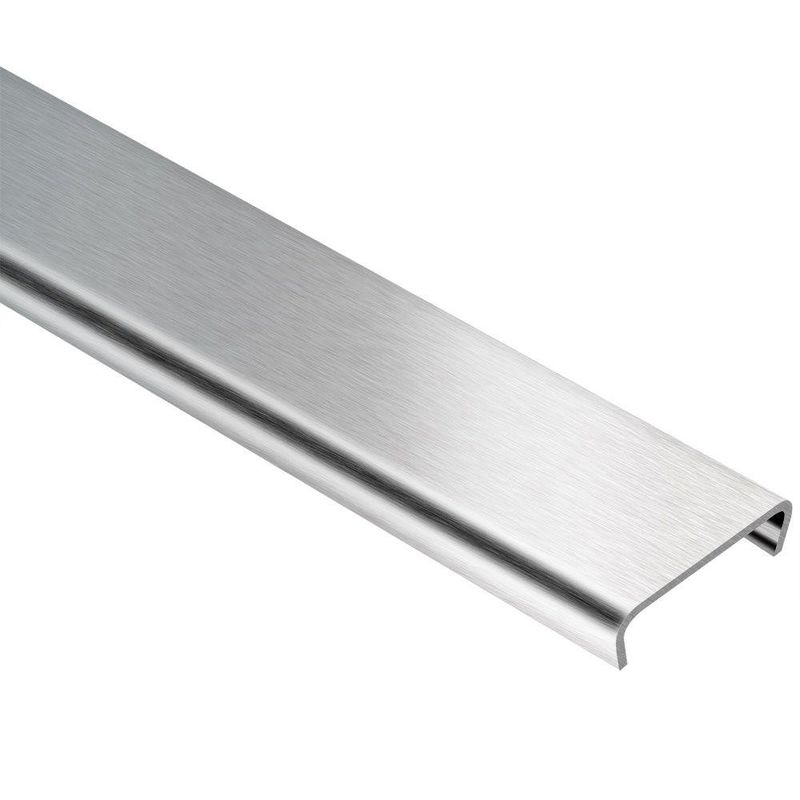 Kakma 0.6mm Paslanmaz Çelik Yuvarlak Kenar Karo Döşeme Döşeme Aksesuarları Süpürgelik Tahtası
